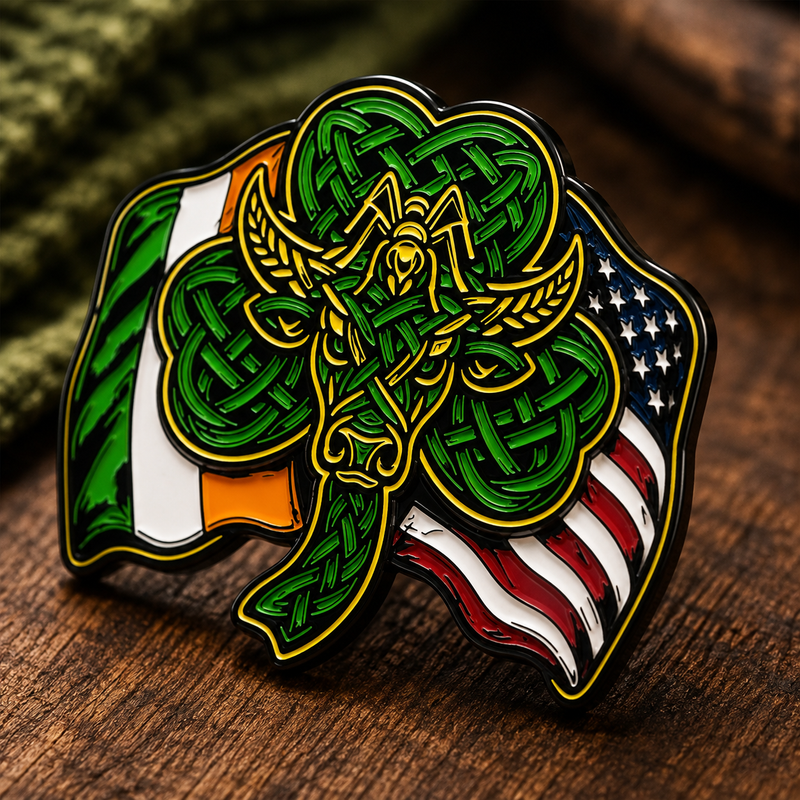 Celtic Heritage soft enamel pin