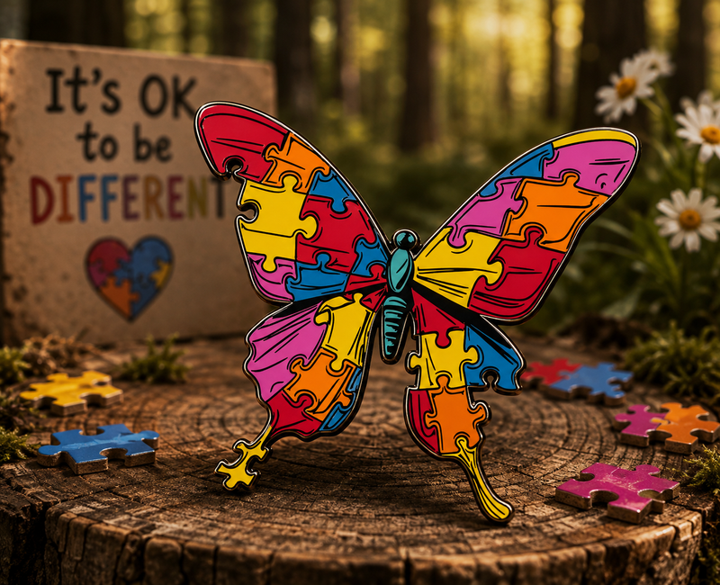 Autism Awareness Butterfly