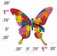 Autism Awareness Butterfly
