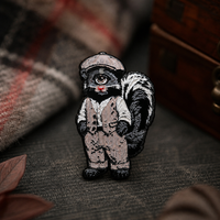 Stink Eye soft enamel pin — AI product shot