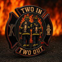 Two In Two Out soft enamel pin